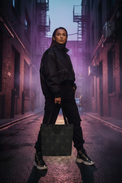 Cultivation — Tote Bag Dark Alley Gold Purple