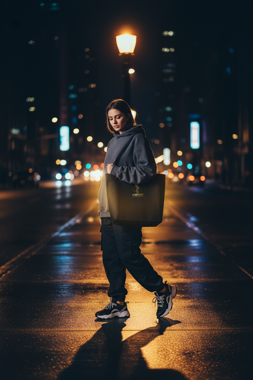 Cultivation — Tote Bag Street Light Night Walk