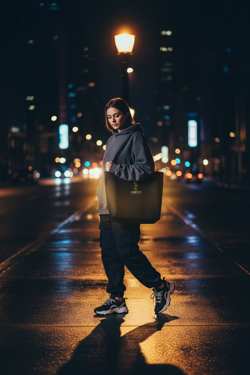 Cultivation — Tote Bag Street Light Night Walk