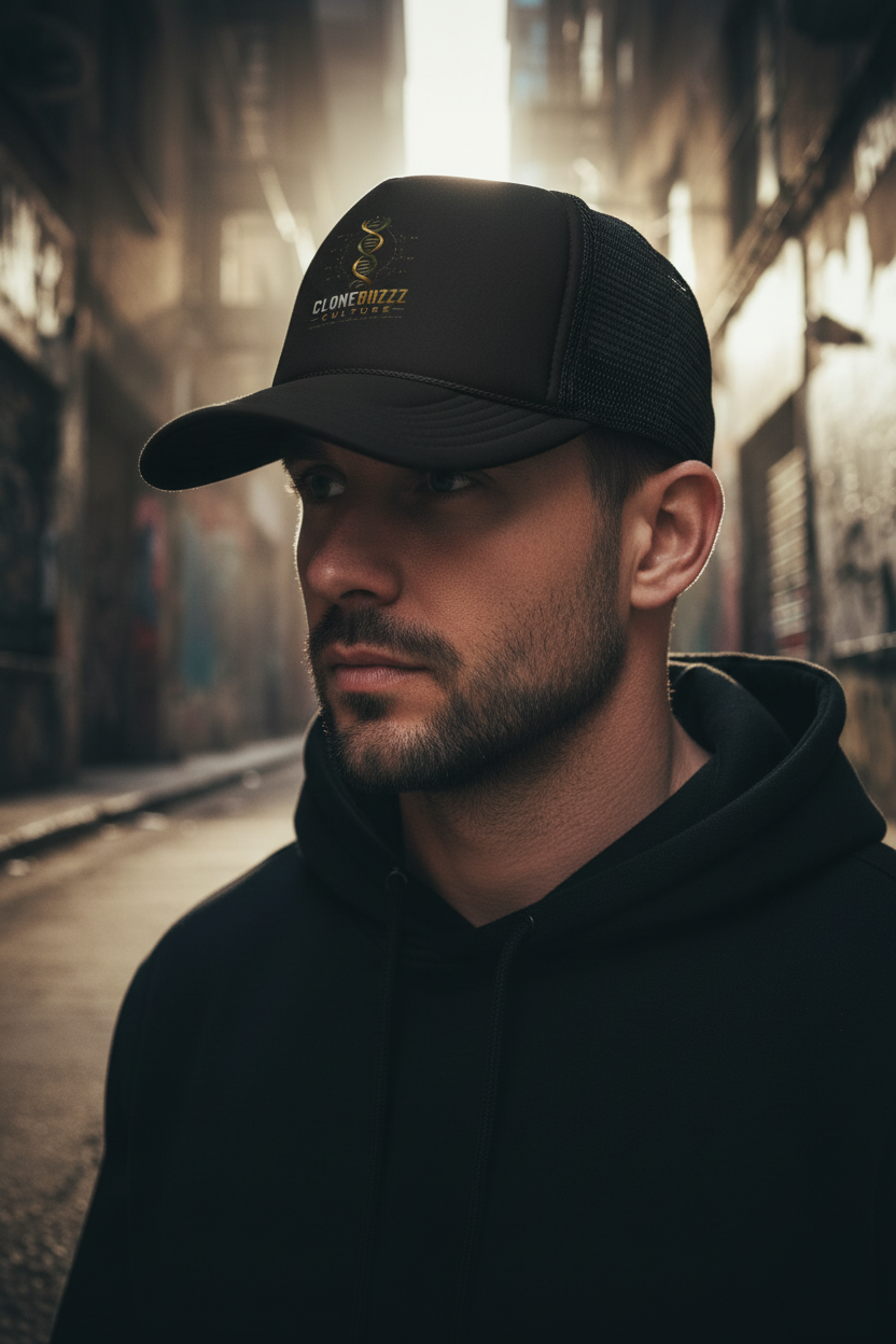 Cultivation — Trucker Hat Side Close-up